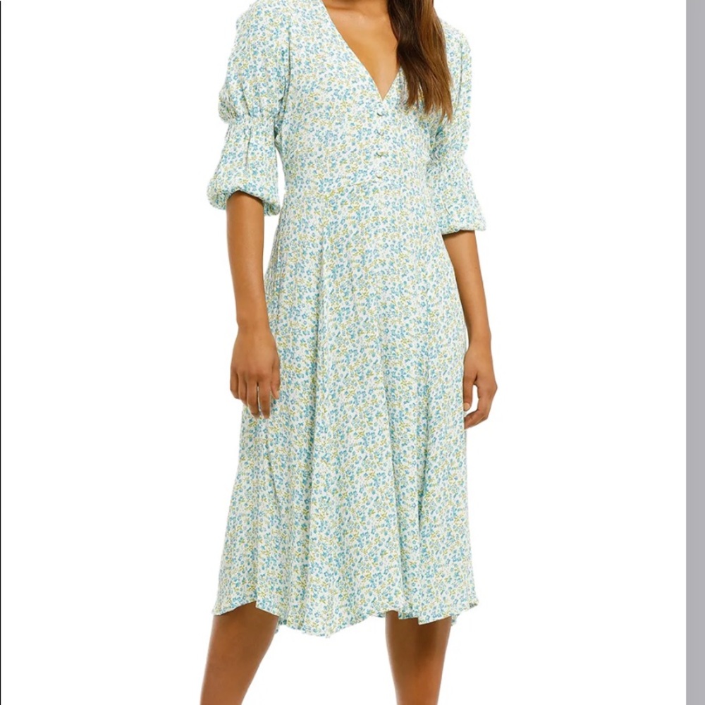 FAITHFULL Maud Midi Dress - Tilde Floral Print